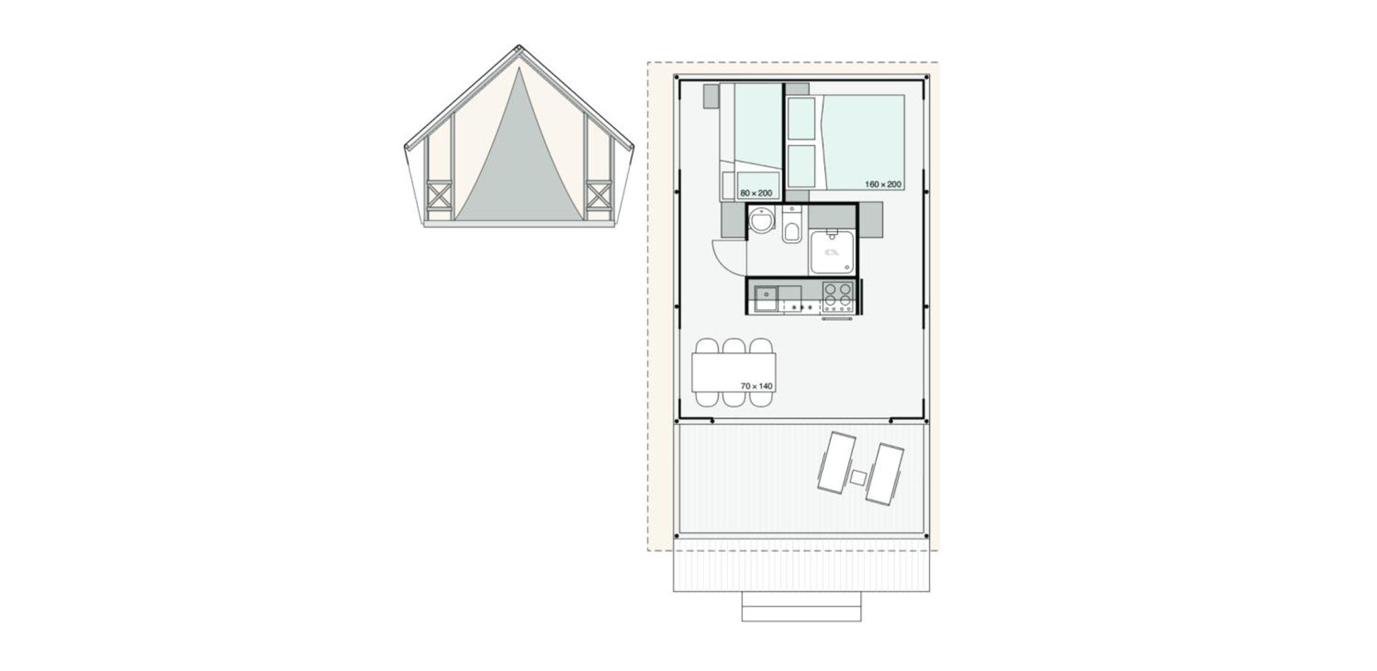 Camp Dole Zivogosce - Mobile Home And Glamping Tent Kültér fotó